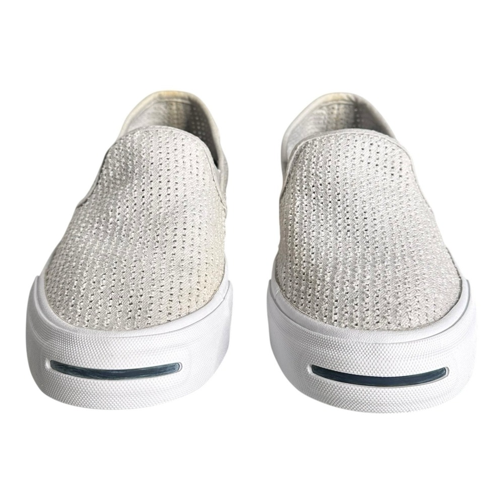 Converse Cream Slip-On Sneakers - Picture 2 of 10
